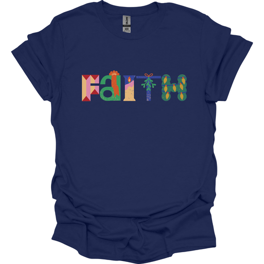 Faith Christmas theme T-Shirt