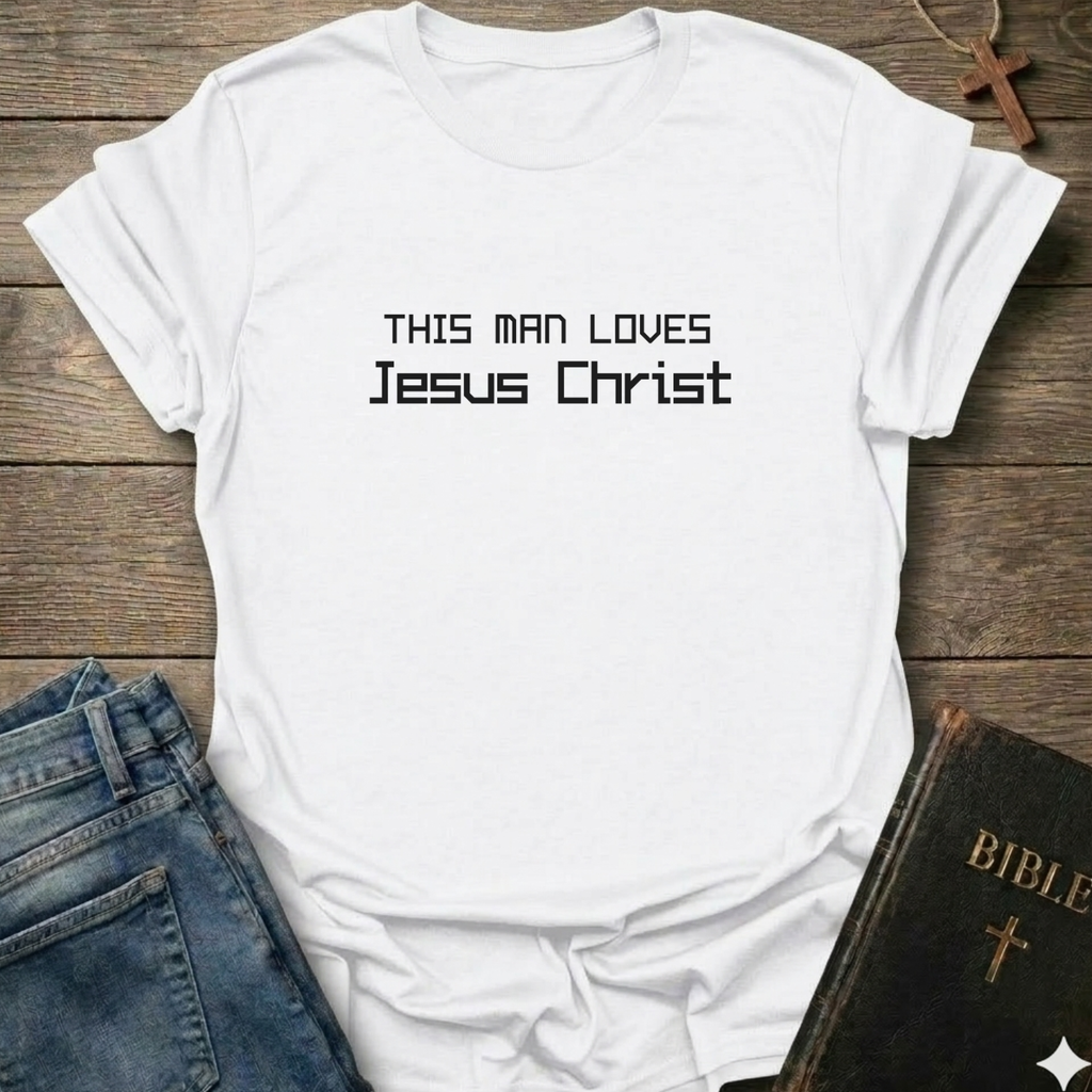 This Man Loves Jesus Christ T-Shirt