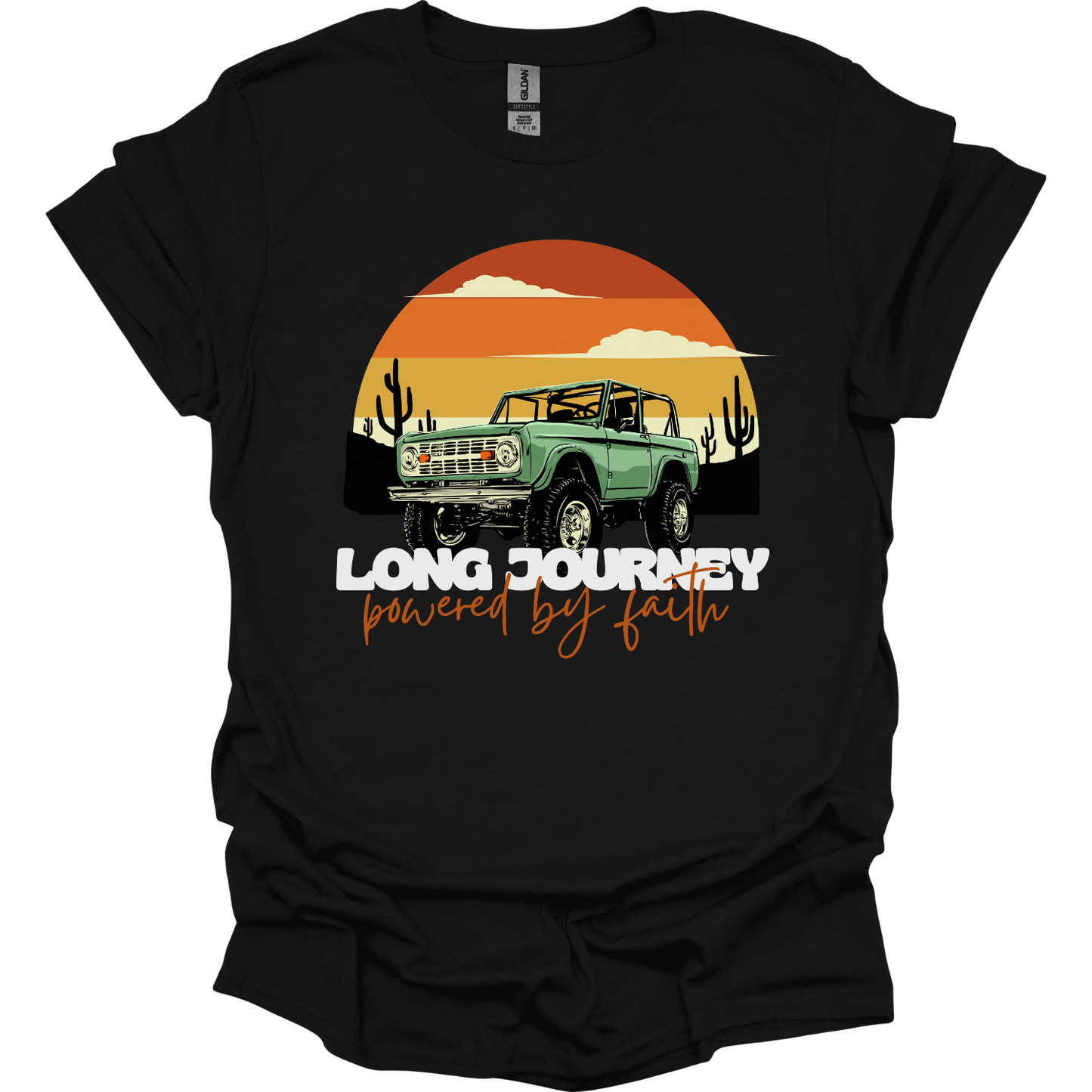 Long journey powered by Faith T-Shirt
