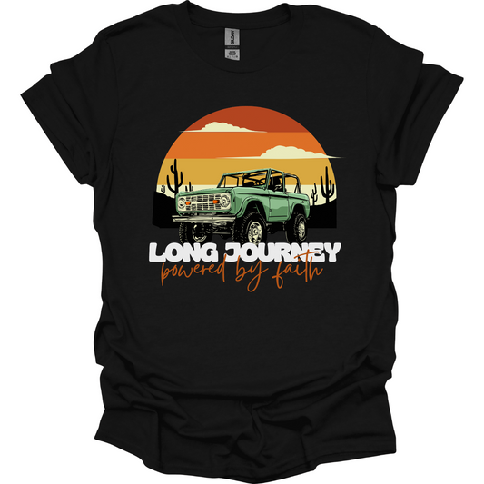 Long journey powered by Faith T-Shirt
