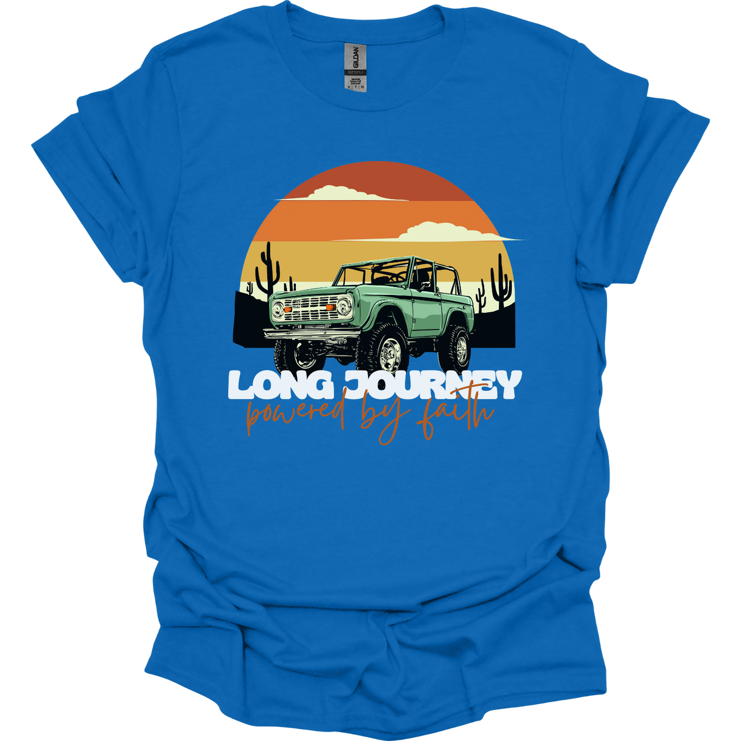 Long journey powered by Faith T-Shirt
