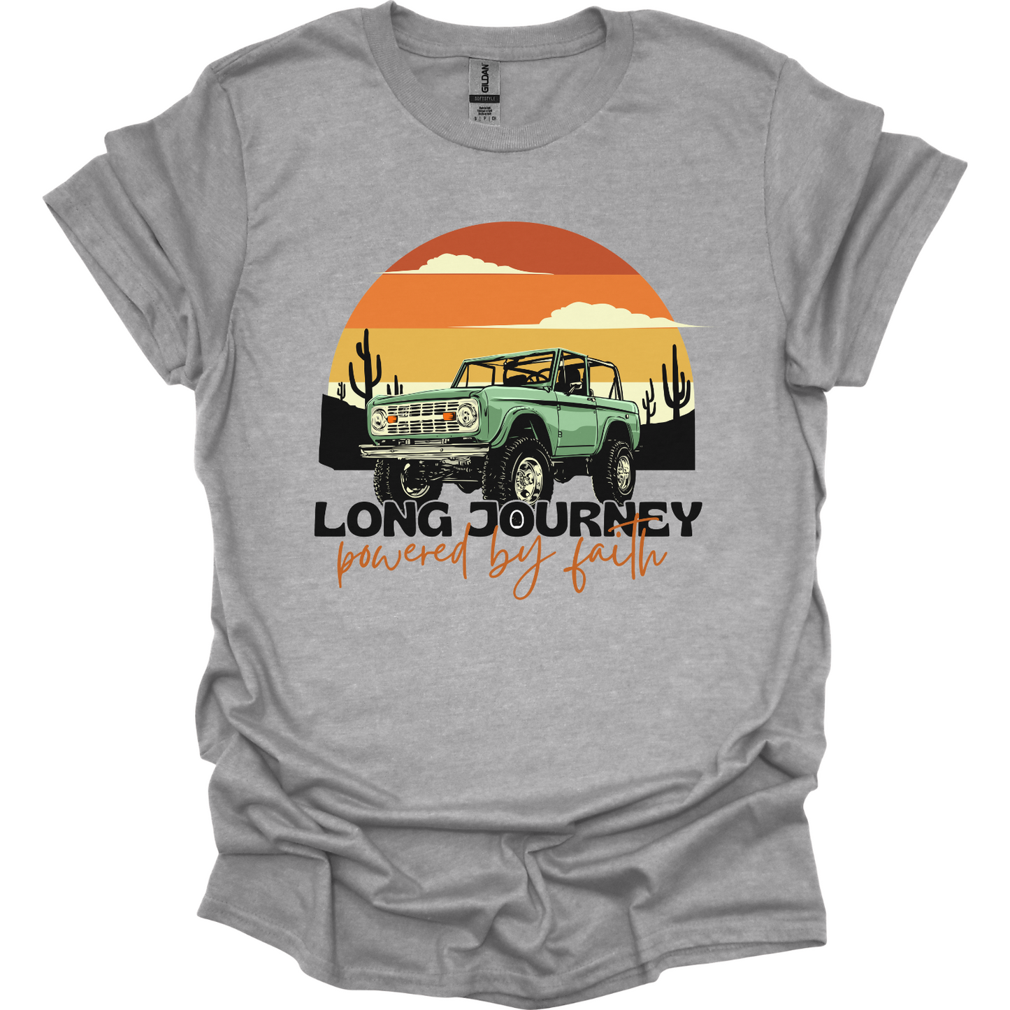 Long journey powered by Faith T-Shirt