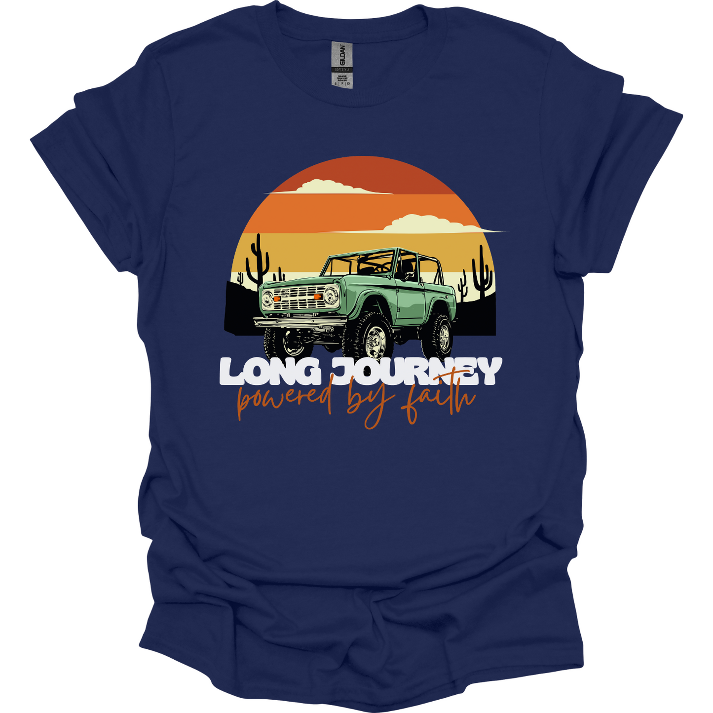 Long journey powered by Faith T-Shirt