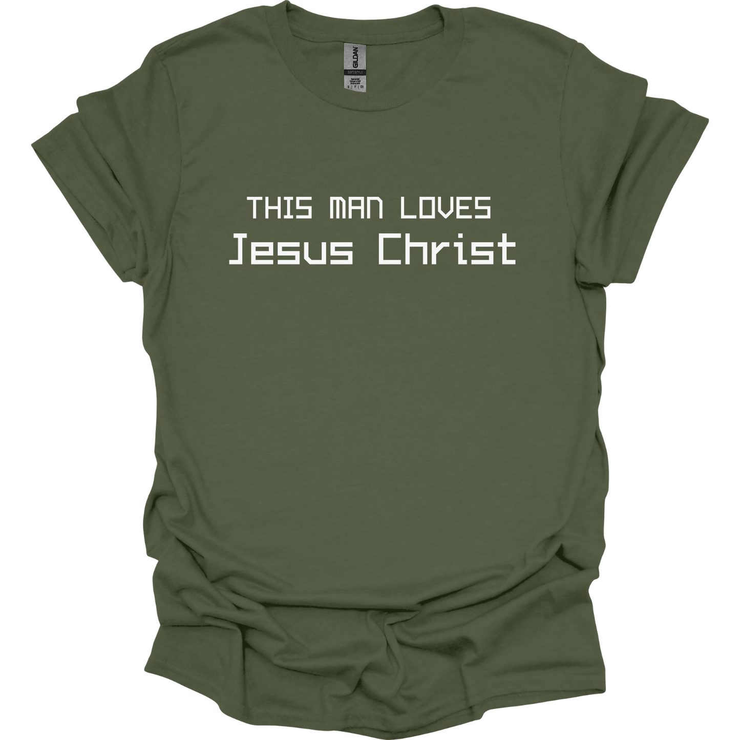 This man loves Jesus Christ T-Shirt