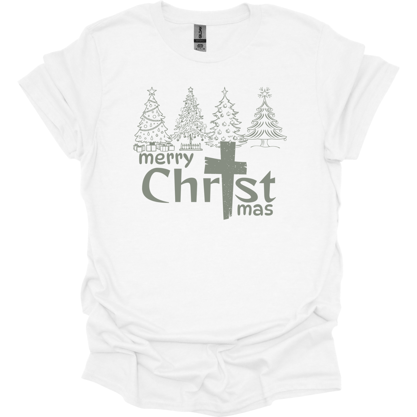 Merry Christmas with trees T-Shirt