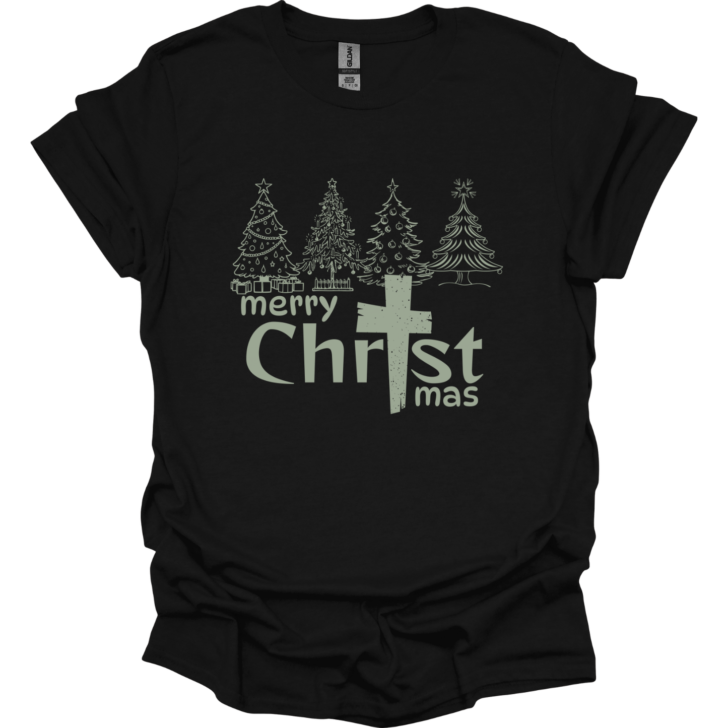 Merry Christmas with trees T-Shirt