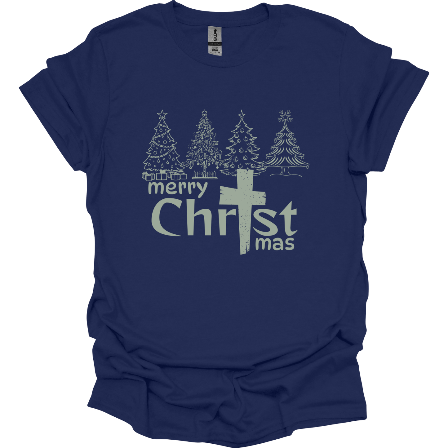 Merry Christmas with trees T-Shirt