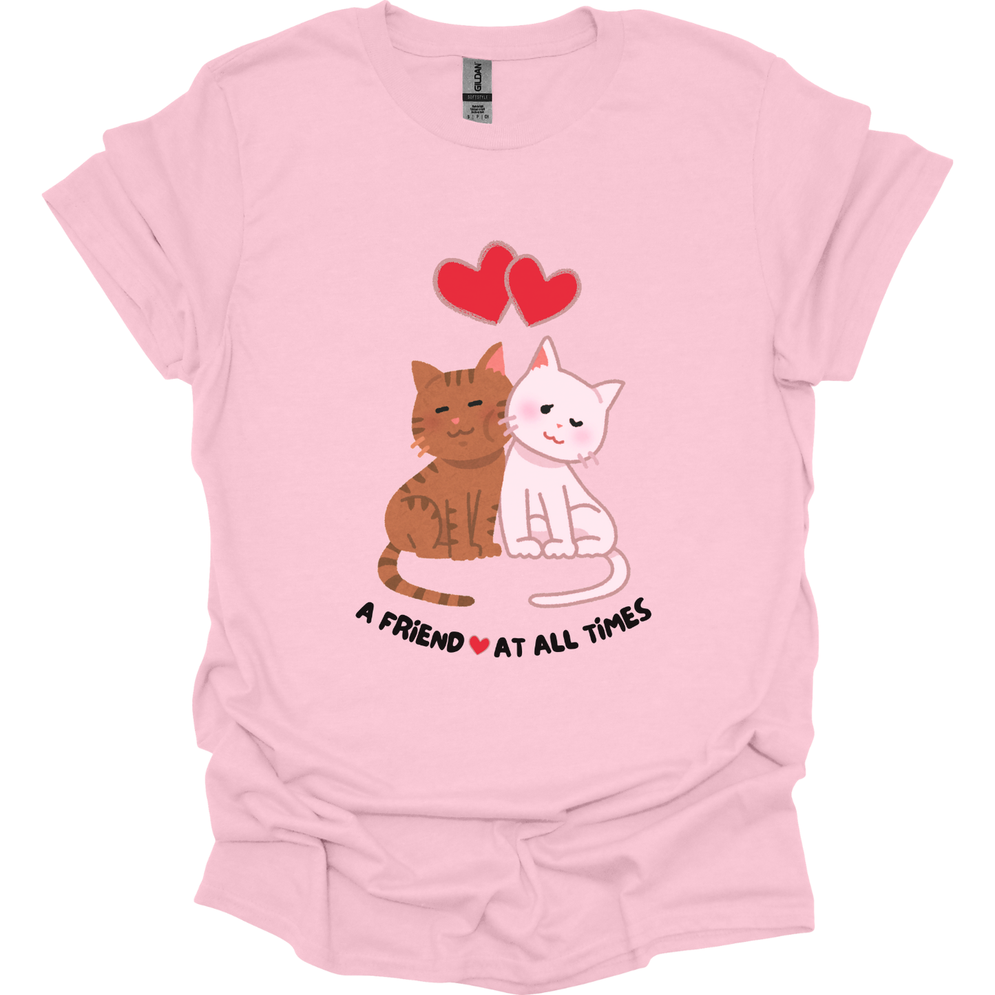 A friend loves at all times - cats graphic T-Shirt