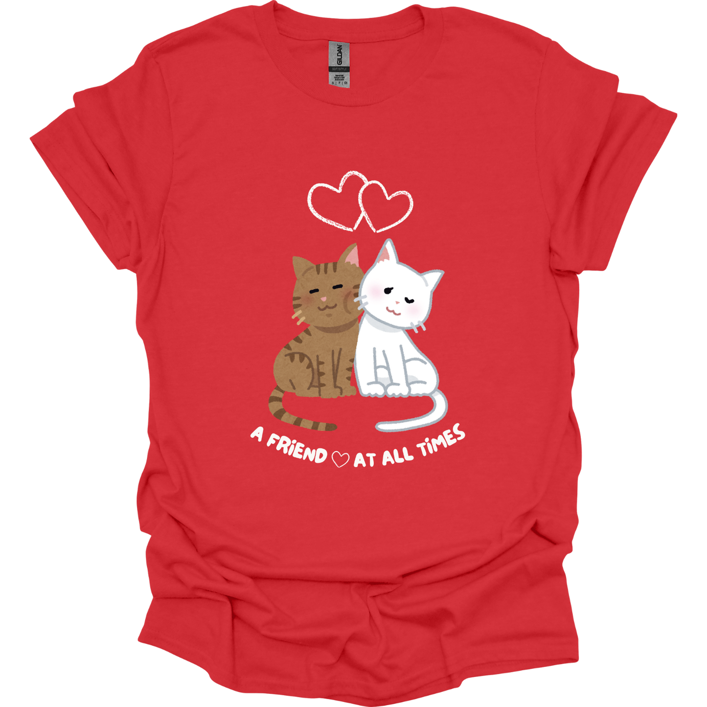 A friend loves at all times - cats graphic T-Shirt