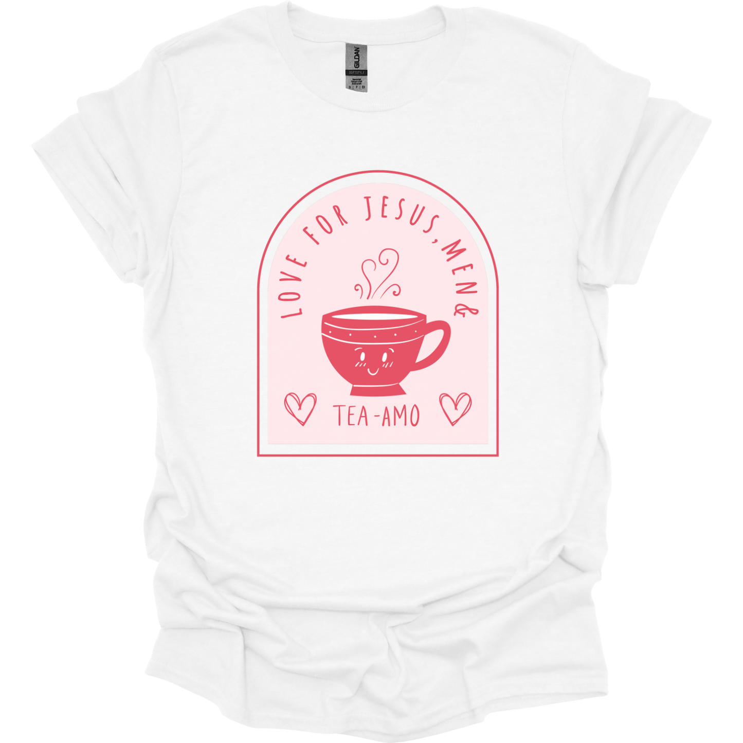 Love for Jesus Men and Tea T-Shirt