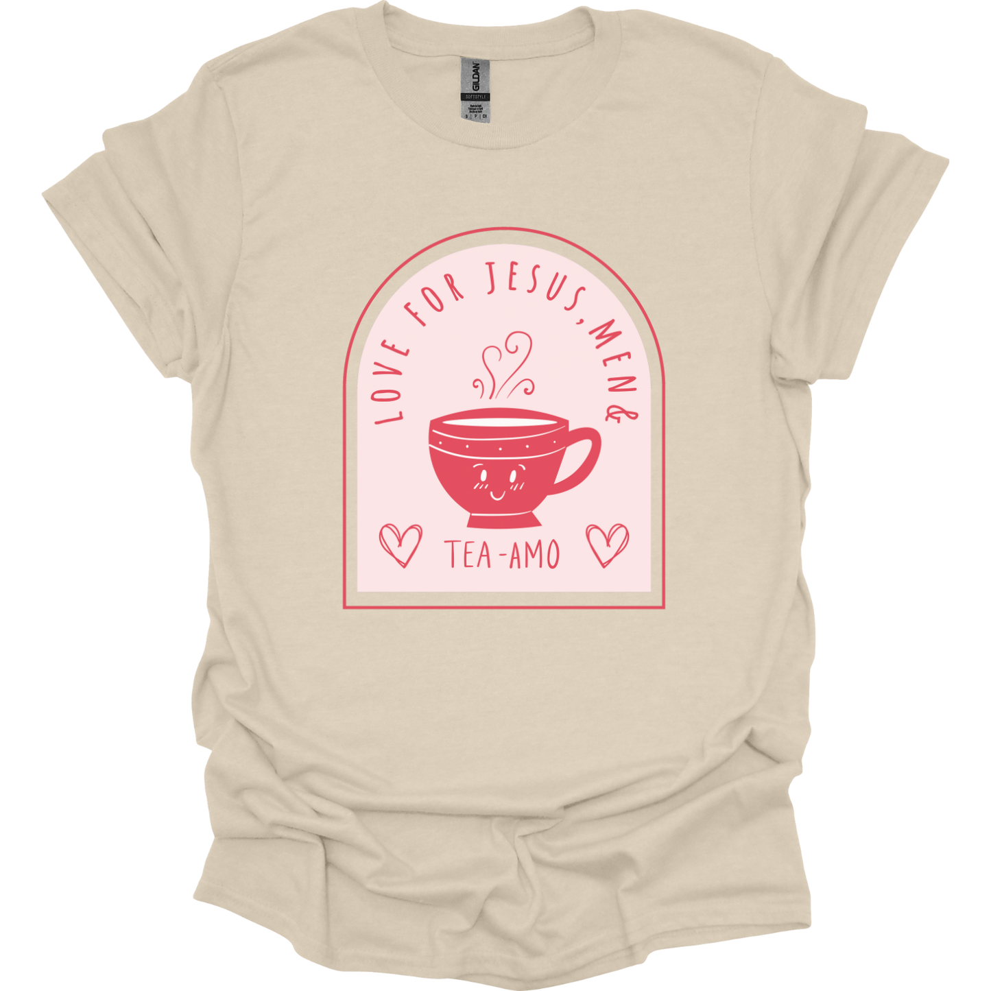 Love for Jesus Men and Tea T-Shirt