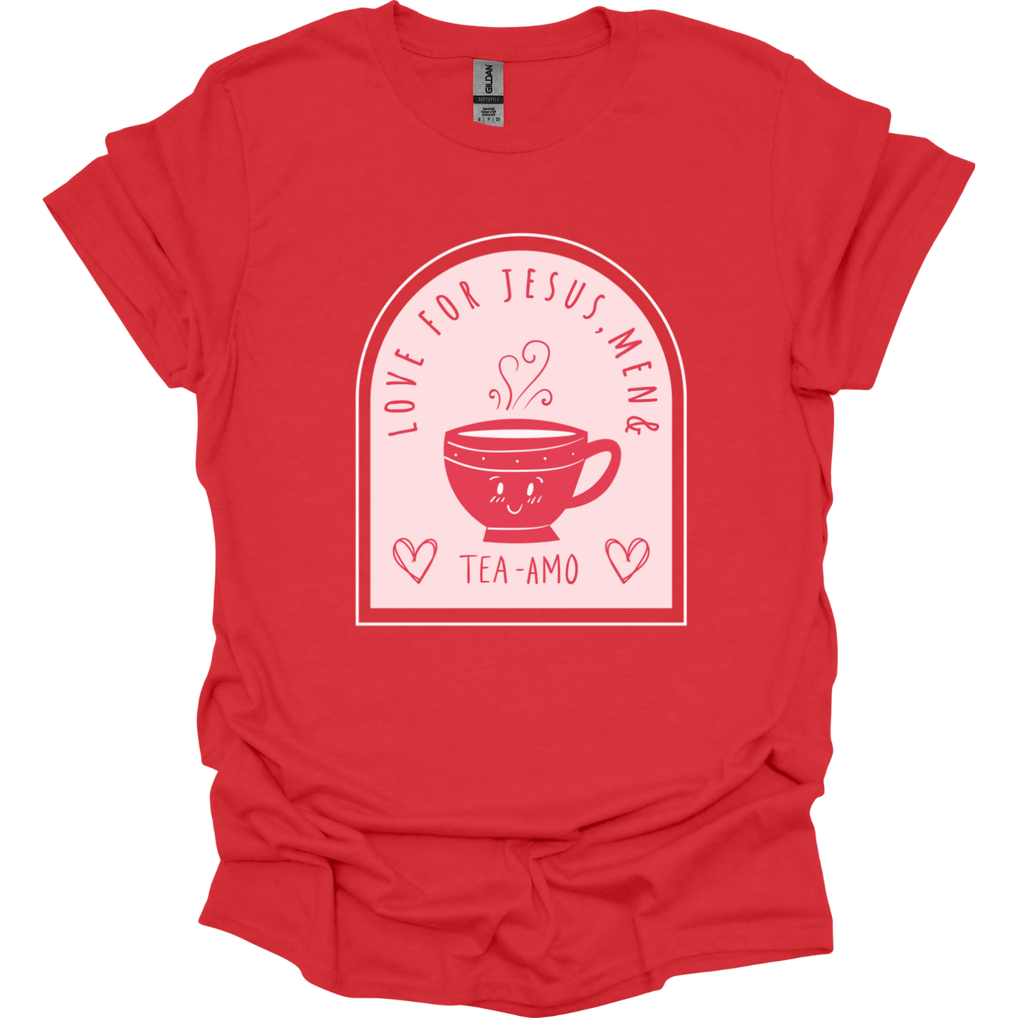 Love for Jesus Men and Tea T-Shirt