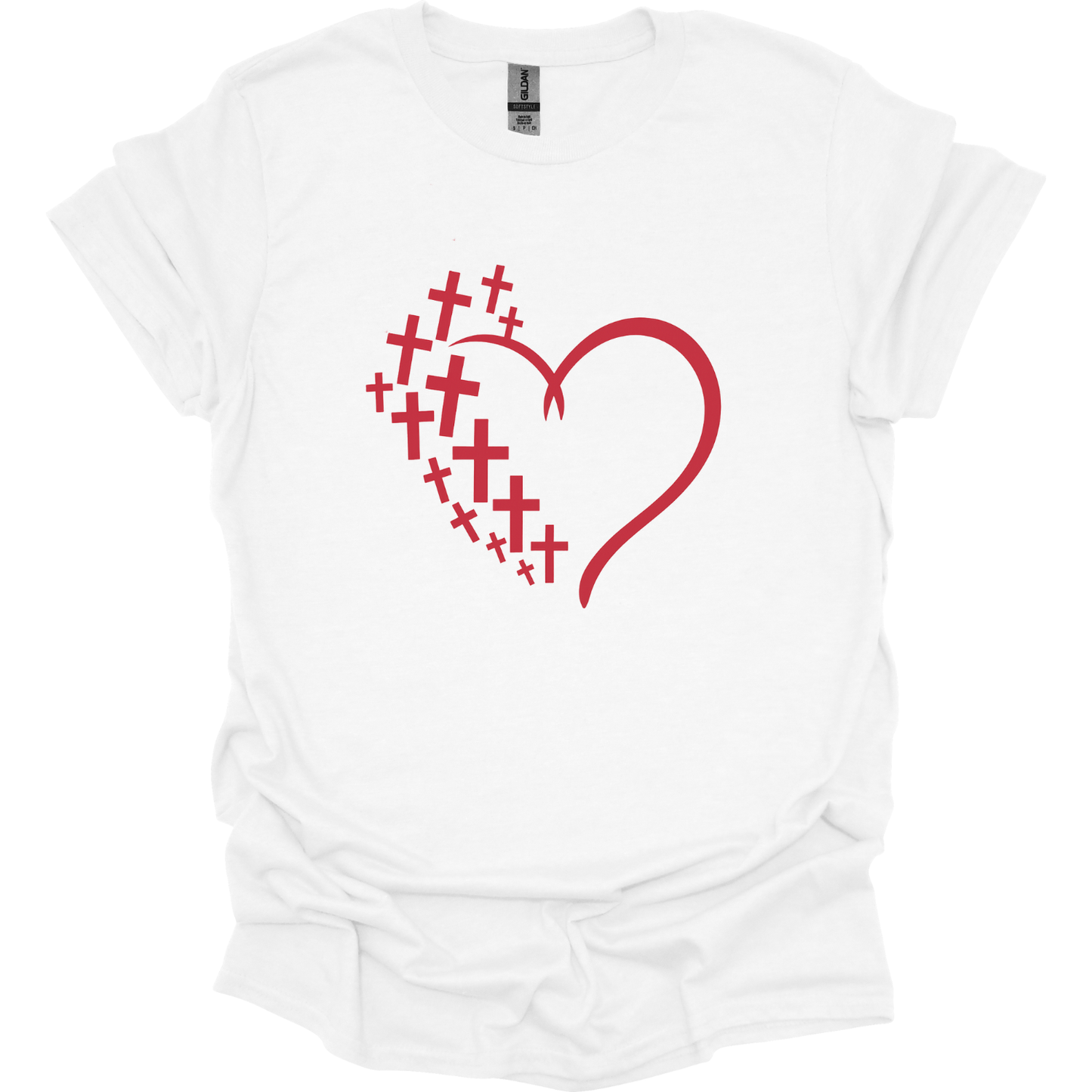 Heart crosses graphic only T-Shirt