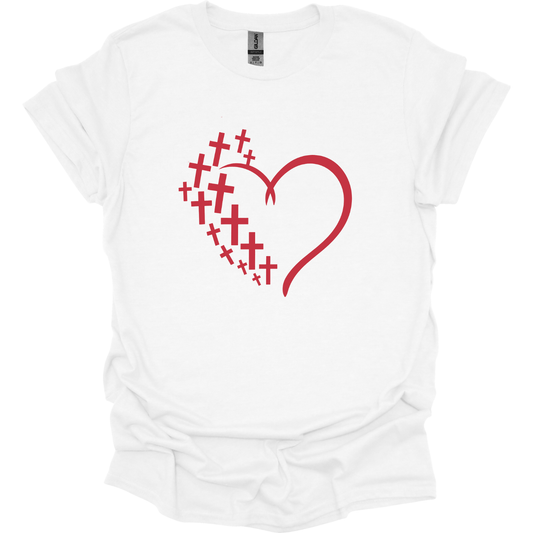Heart crosses graphic only T-Shirt
