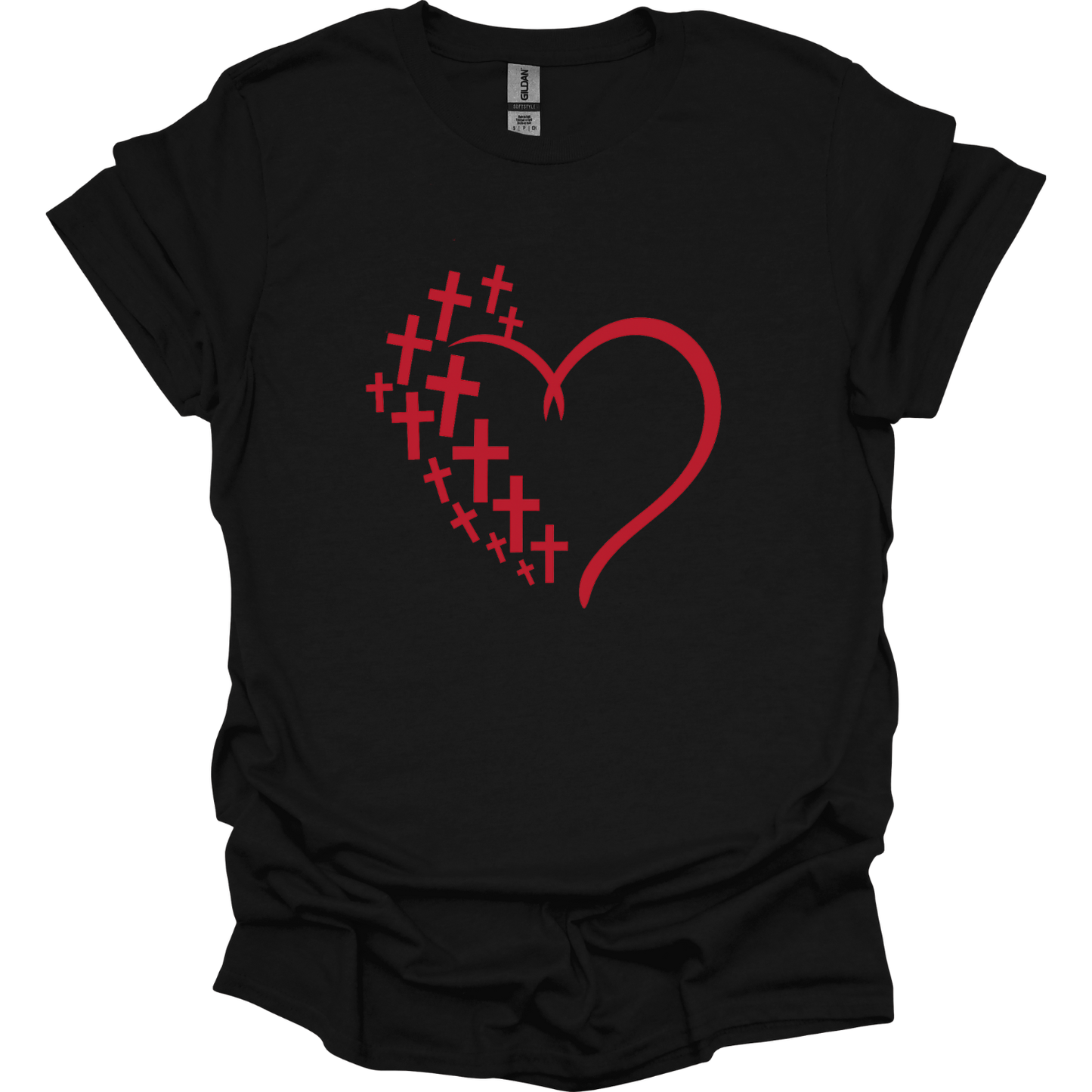 Heart crosses graphic only T-Shirt