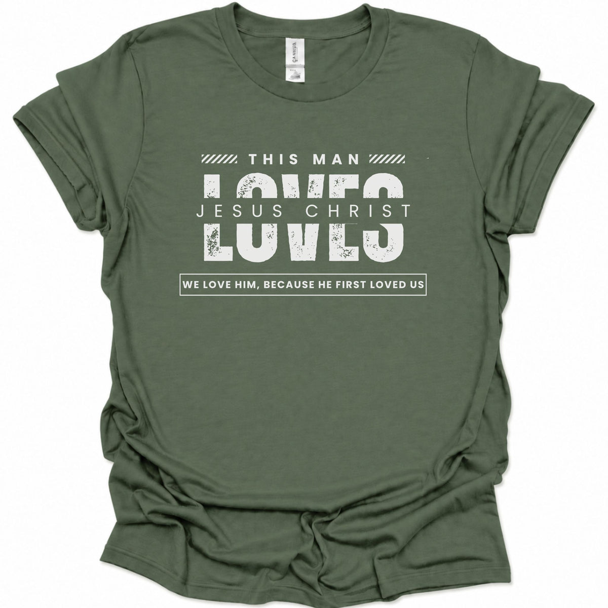 This Man Loves Jesus Christ T-Shirt