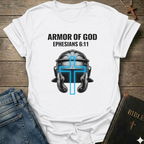 Armor of God Helmet of Salvation Christian T-Shirt Ephesians 6 faith apparel Faith Forward