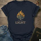 Be the Light Christian T-Shirt Matthew 5:14 sunburst faith apparel