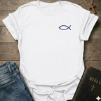 Ichthys Fish Symbol Christian T-Shirt early church faith apparel conversation starter