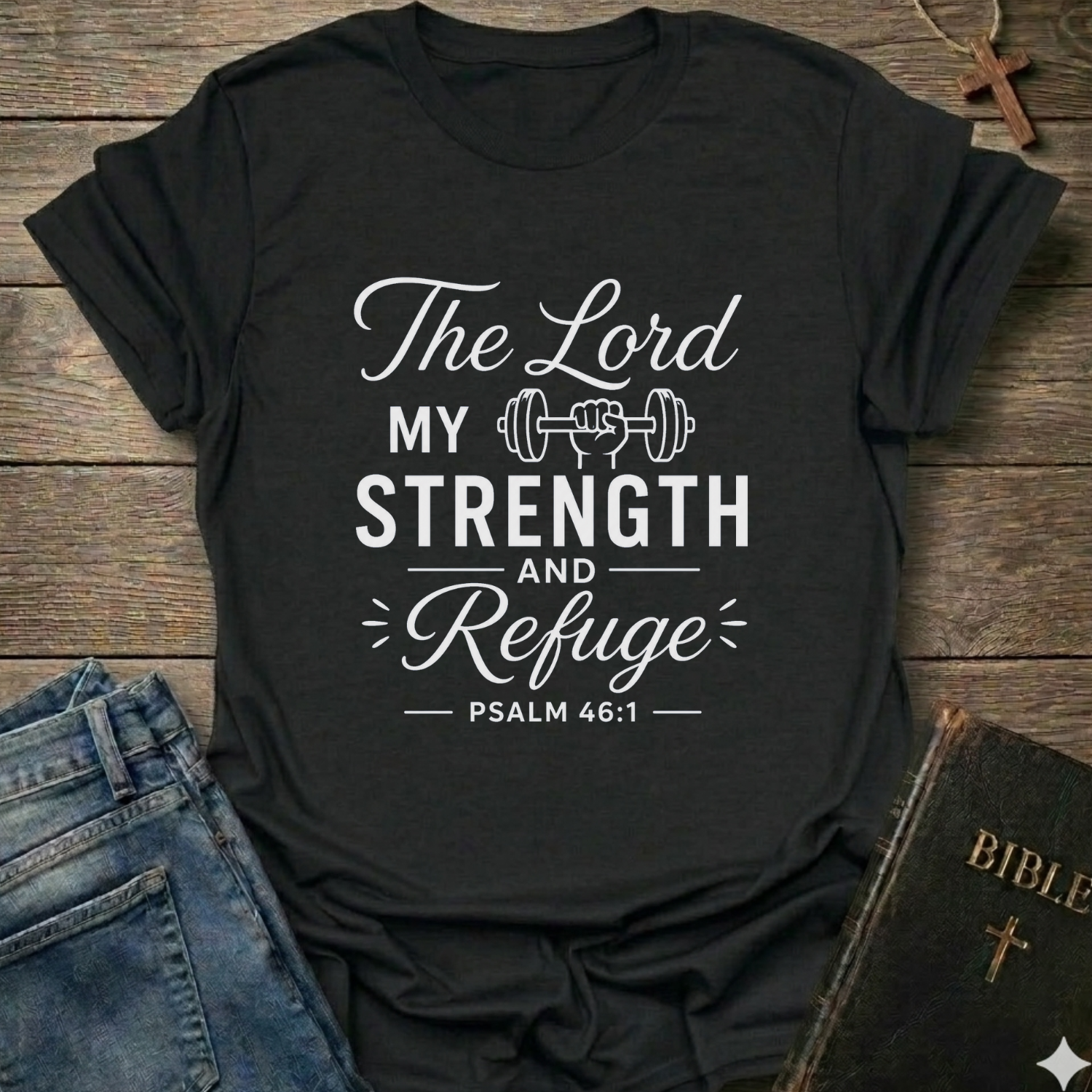 The Lord is my Strength and Refuge T-Shirt