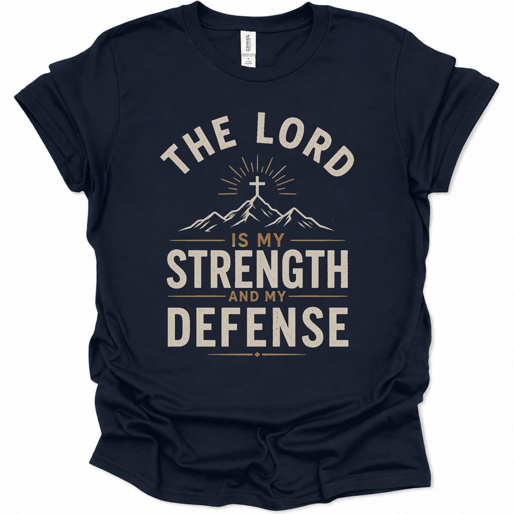 The Lord my Strength & Defense graphic T-Shirt