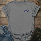 Ichthys Fish Symbol Christian T-Shirt early church faith apparel conversation starter