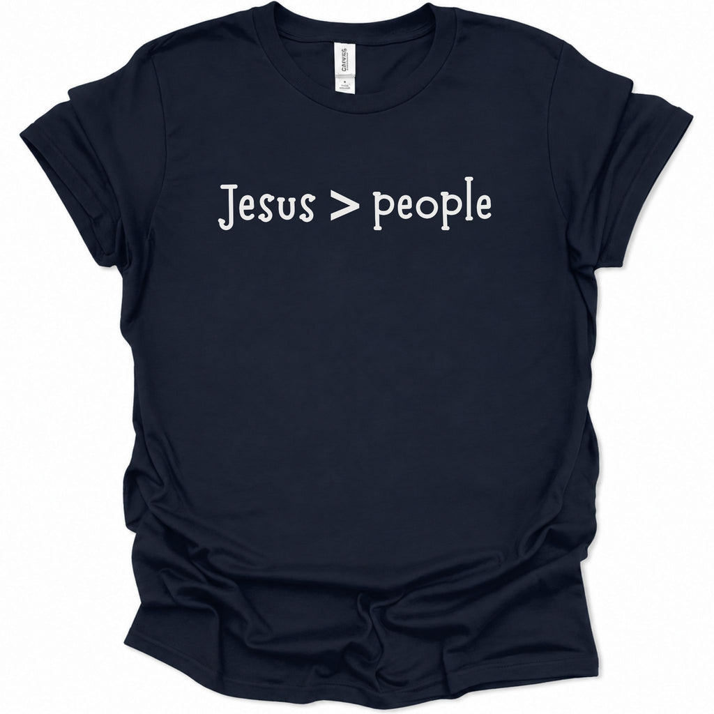 A navy blue short-sleeve t-shirt with a white graphic print on the front. The print features the text 'A BROTHER IS BORN FOR ADVERSITY' surrounding a minimalist line drawing of a brother hugging a sister.