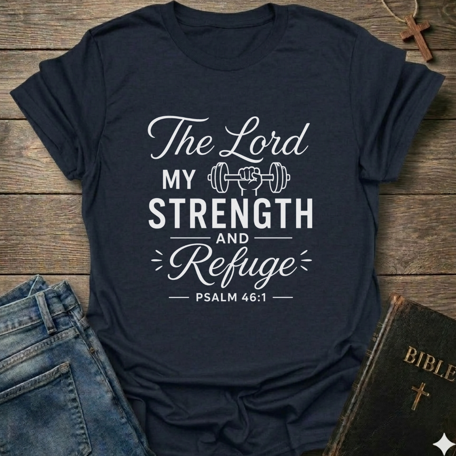 The Lord is my Strength and Refuge T-Shirt
