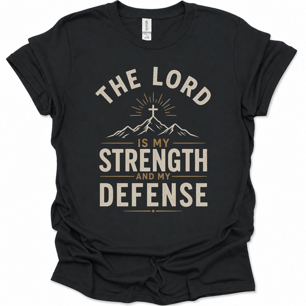 The Lord my Strength & Defense graphic T-Shirt
