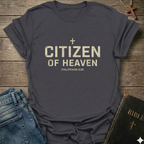Citizen of Heaven Christian T-Shirt Philippians 3:20 bold faith apparel Faith Forward